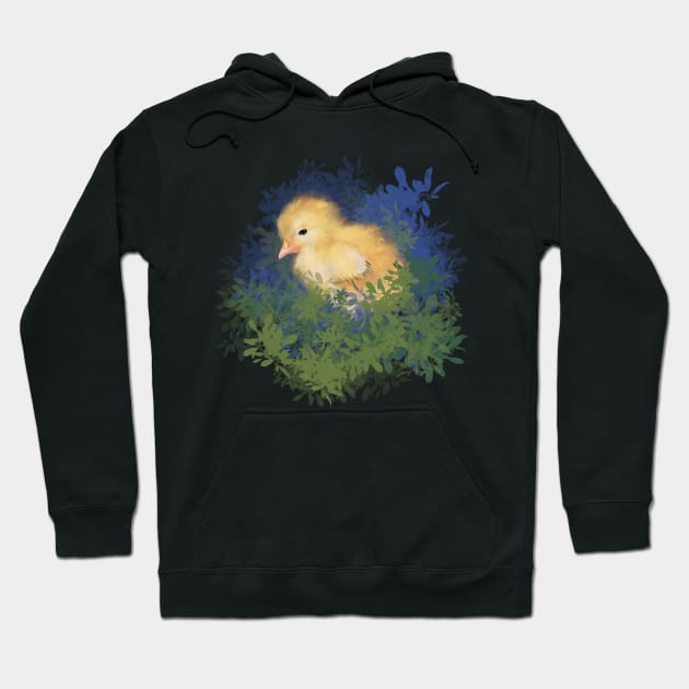 Spring Chick Hoodie by KatieMorrisArt